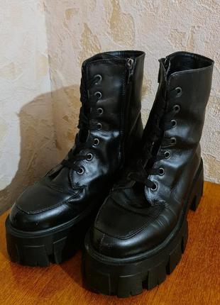 Зимние ботинки (натуральная кожа)