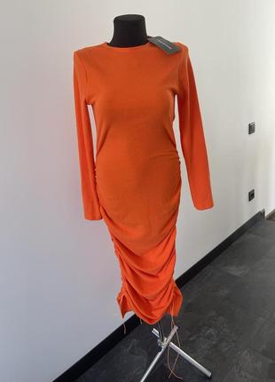 Оранж сукня корекція фігури