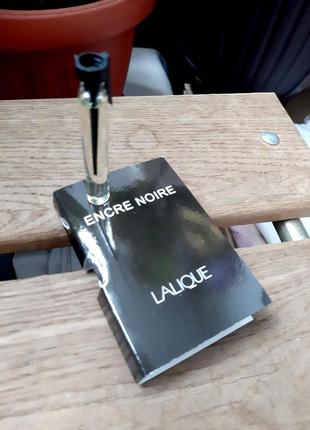 Lalique encre noire💥оригинал миниатюра пробник mini 5 мл книжка игла6 фото