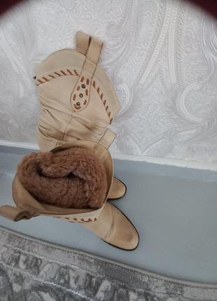 Сапожки итальянские зима.