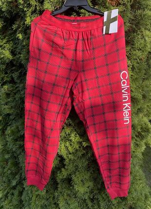 Жіночі штани джоггеры calvin klein (ck red joggers) c америки m,l