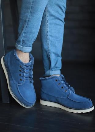 Чоловічі угги  ugg blue мужские уггы1 фото