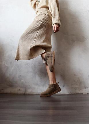 Жіночі угги  ugg ultra сникерсы brown женские уггы6 фото