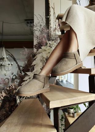 Жіночі угги  ugg ultra сникерсы brown женские уггы8 фото