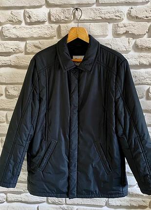 Продам мужскую курточку воронин. чёрная. осень. в идеале. р 54 ( л).