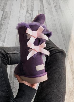 Жіночі угги  ugg mini bailey bow ii женские уггы