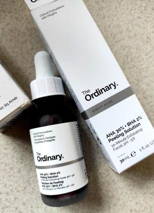 Кислотний пілінг - маска для обличчя the ordinary aha 30% + bha 2% peeling solution 30 мл3 фото