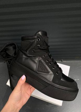 Черевики neylon hight black ботинки1 фото