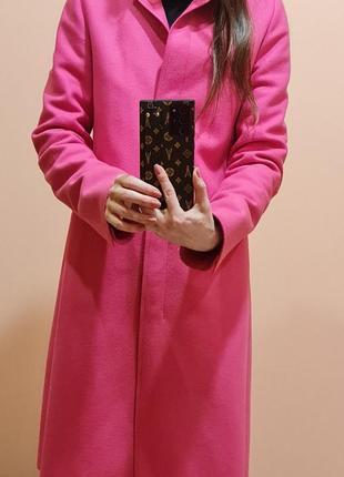 Пальто рожеве, пальто фуксія