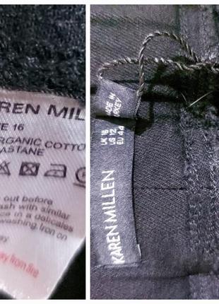 Эластичные джинсы скинни из органического хлопка karen millen10 фото
