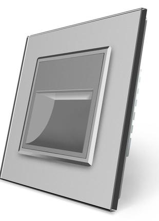Светильник для лестниц подсветка пола livolo серый стекло (722800615)