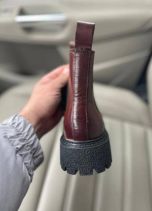 Жіночі ботінки  
bottega veneta brown утеплитель флис женские ботинки ботега4 фото