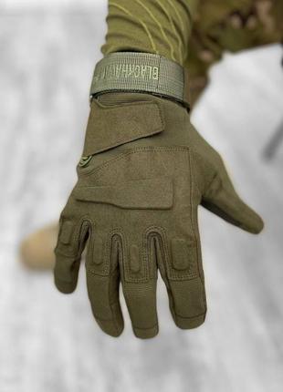 Військові рукавички тактичні з пальцями