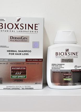 Шампунь bioxsine derma gen проти випадіння для нормального/сухого волосся для жінок/чоловіків 300мл