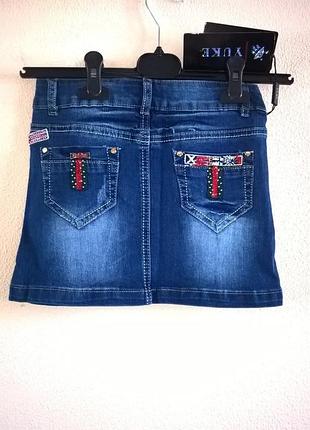 Спідниці, юбки джинсові нові 10-13 років 4