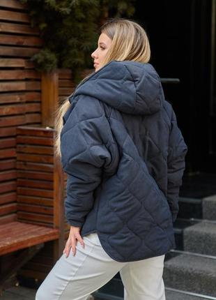 Стильна зимова курточка-парка9 фото