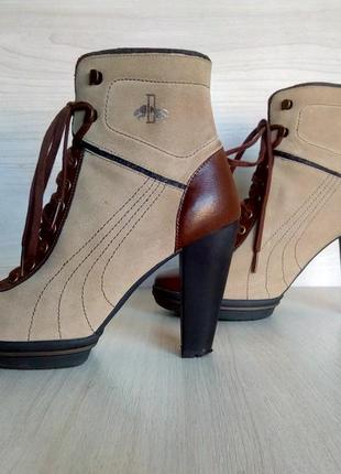 Ботинки на каблуке puma , 40 р, 40,5 р. ( 26,5 см)7 фото
