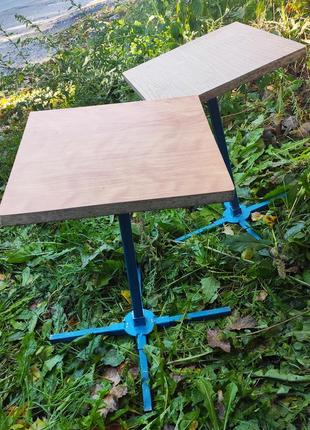 Туристичний розкладний стіл трансформер на пікнік для кемпінгу стільці стільчики недорого5 фото