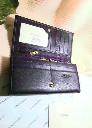Розкішний шкіряний гаманець з логотипом   las fernando / tommy4 фото
