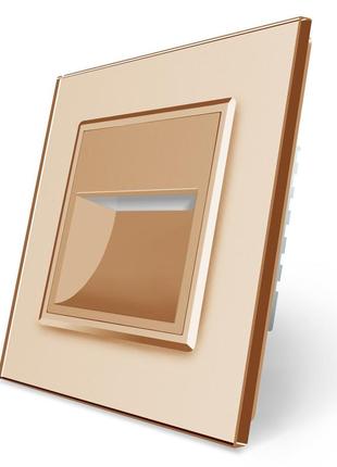 Светильник для лестниц подсветка пола livolo золото стекло (722800613)