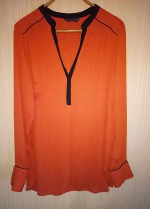 Шикарная яркая блузка 52 размера