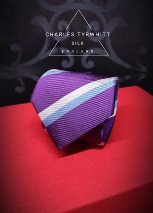 Краватка charles tyrwhitt, silk, england, handmade1 фото