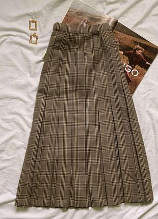 Юбочка миди в складку marks&spenser