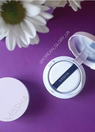 Легкий крем-кушон missha magic cushion cover lasting spf50 + pa +++