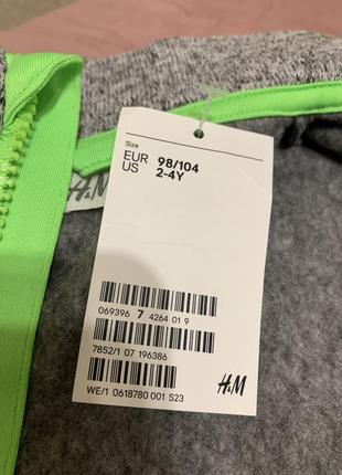 Кофта hm нова 98-104 , 2-4 роки 3