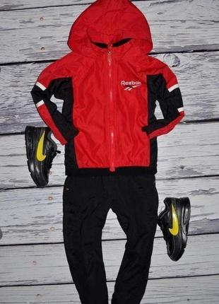 3 года 98 - 104 см фирменная куртка ветровка олимпийка ярка и очень эффектная reebok