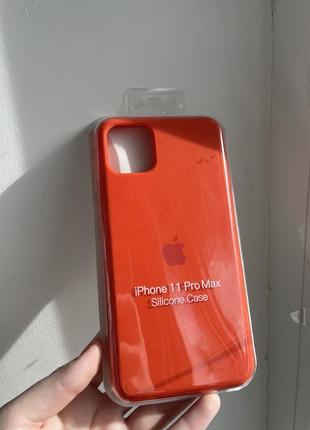 Силіконовий чохол на iphone 11 pro max2 фото