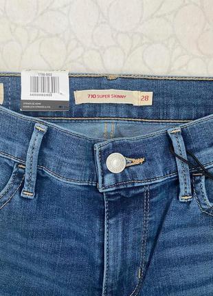 Levi’s 710 skinny новые джинсы оригинал7 фото