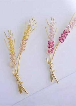 Брошка колоски пшениці символ україни колосок сніп2 фото