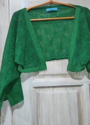 Гипюровое брлеро с рукавом кимоно