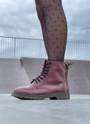 Жіночі демісезонні шкіряні черевики/ чоботи dr.martmartens galaxy женские ботинки мартинсы