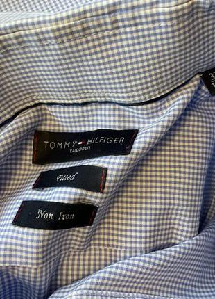 Фірмова рубашка в клітинку /37/14:5/brend tommy hilfiger3 фото