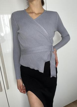 Джемпер светр вязаний кардиган кофта свитер s5 фото