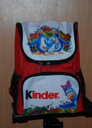 Рюкзак детский  kinder pingvi
/вместительный/ на замке/1 фото