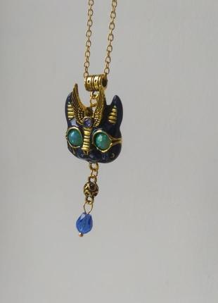Баст. давній єгипет. кулон з котиком в єгипетському стилі4 фото