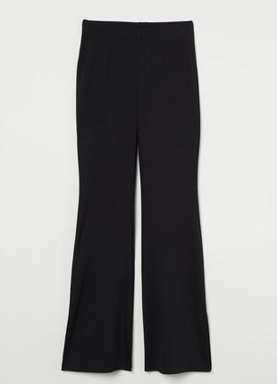Чёрные брюки Трикотажное h&m