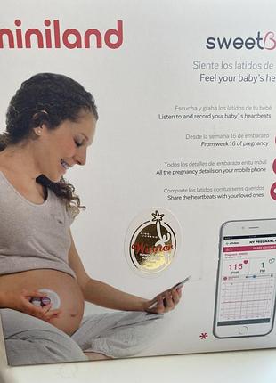 Фетальний доплер для вагітних miniland sweetbeat