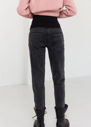 👑vip👑 джинси для вагітних мом джинси з високим поясом3 фото