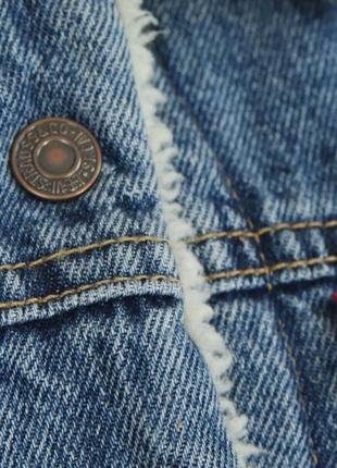 Класична джинсовка levi's на штучнiй овчинi original usa7 фото