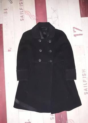 Черное пальто для беременных