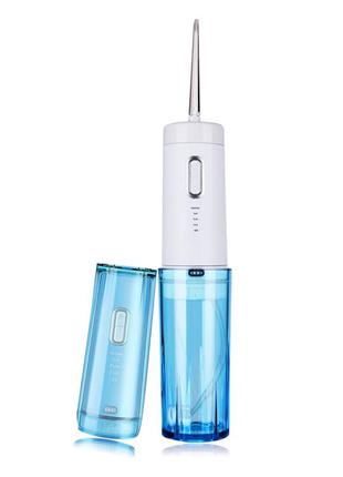 Ирригатор water flosser compact pr44w original blue4 фото