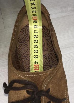 Брендові замшеві чоловічі туфлі кежуал clark’s clarks оригінал10 фото