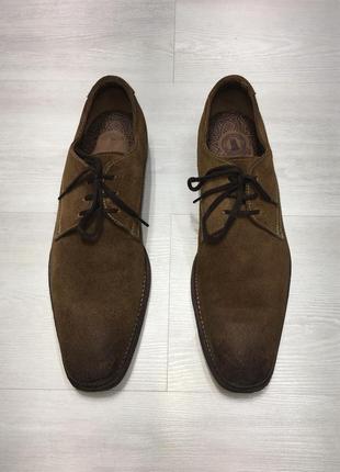 Брендові замшеві чоловічі туфлі кежуал clark’s clarks оригінал2 фото