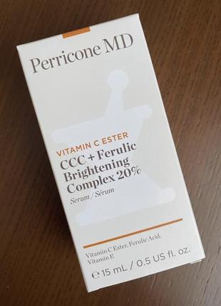 Сиворотка perricone md vitamin c ester ccc + ferulic brightening complex 20%
