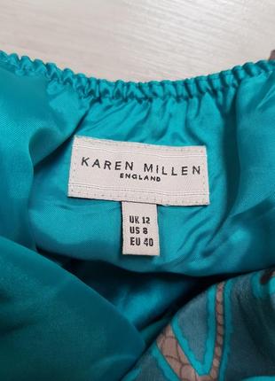 Оригінальне шовкове плаття від преміум бренду karen millen8 фото