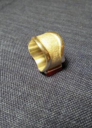 Ексклюзивна срібна каблучка (стильное кольцо с рубином)2 фото